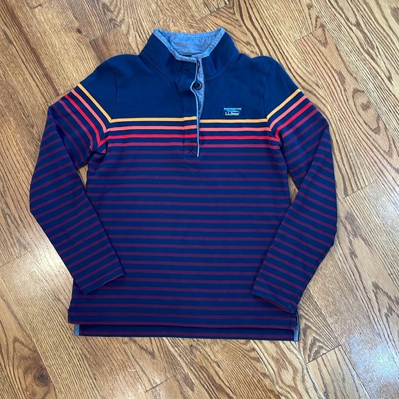 Women’s L.L. Bean Henley Quarter Button Long Sleeve Shirt. Size Small. - Picture 4 of 11